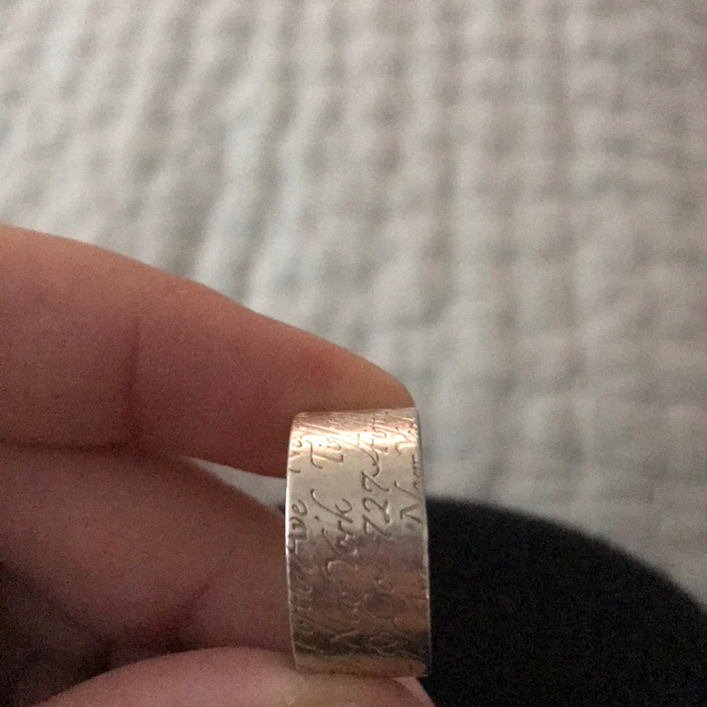 Tiffany sterling silver ring